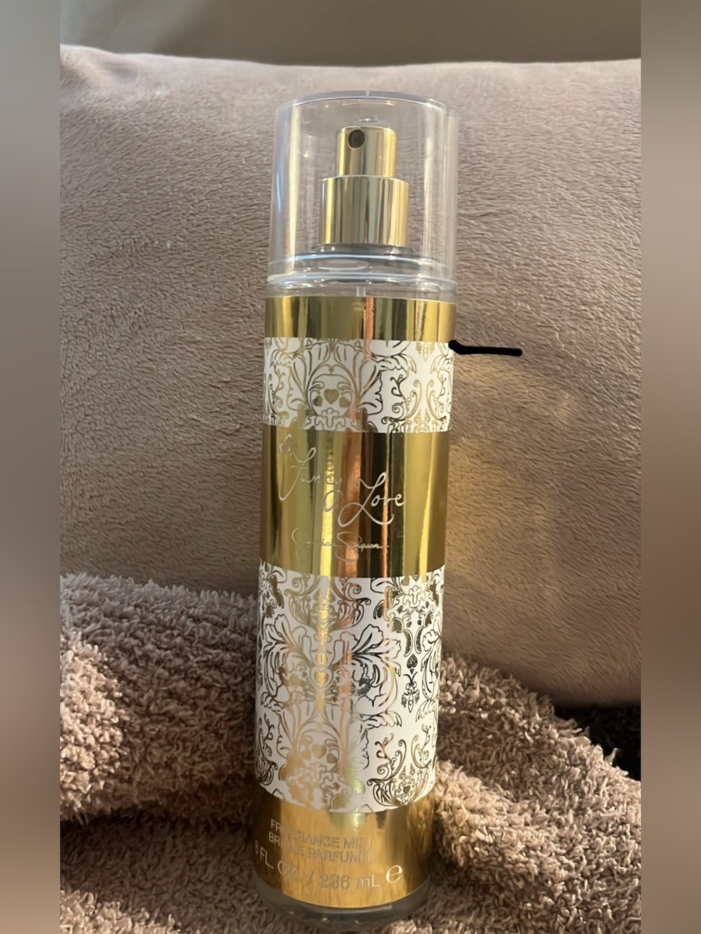 Jessica Simpson Gold & White Fragrance Mist Bottle